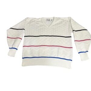 Vintage‎ knit multicolor sweater size L